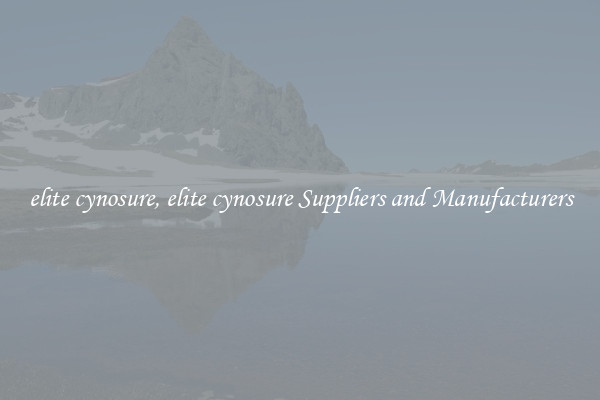 elite cynosure, elite cynosure Suppliers and Manufacturers
