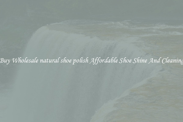 Buy Wholesale natural shoe polish Affordable Shoe Shine And Cleaning