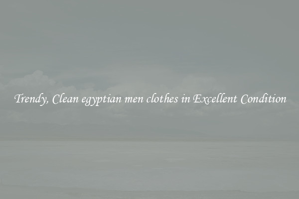 Trendy, Clean egyptian men clothes in Excellent Condition