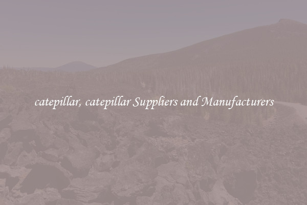 catepillar, catepillar Suppliers and Manufacturers